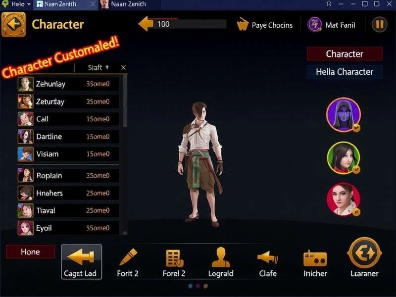 Naan Zenith Gameplay Screenshot